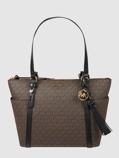 michael michael kors shopper mit logo-muster